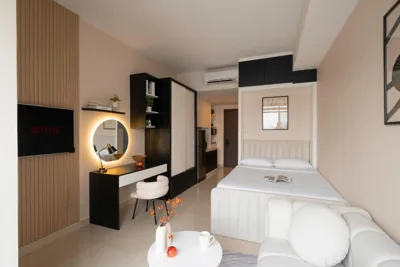 Studio — Rivergate Residence District 4 - Premium Studios, 2 & 3 Bedroom Apartments By Veluxe Stay - Free Pool Usage, Aussie Owned, Western Hospitality - 5 Mins Walk to District 1 - Genuine Photos